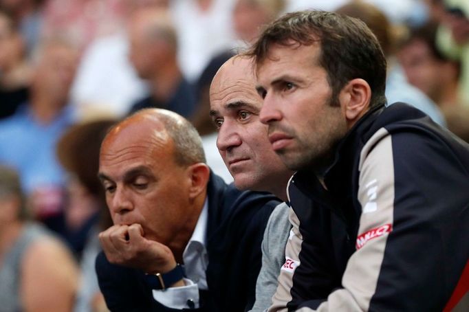 Australian Open 2018, šestý den  (Andre Agassi, Radek Štěpánek)