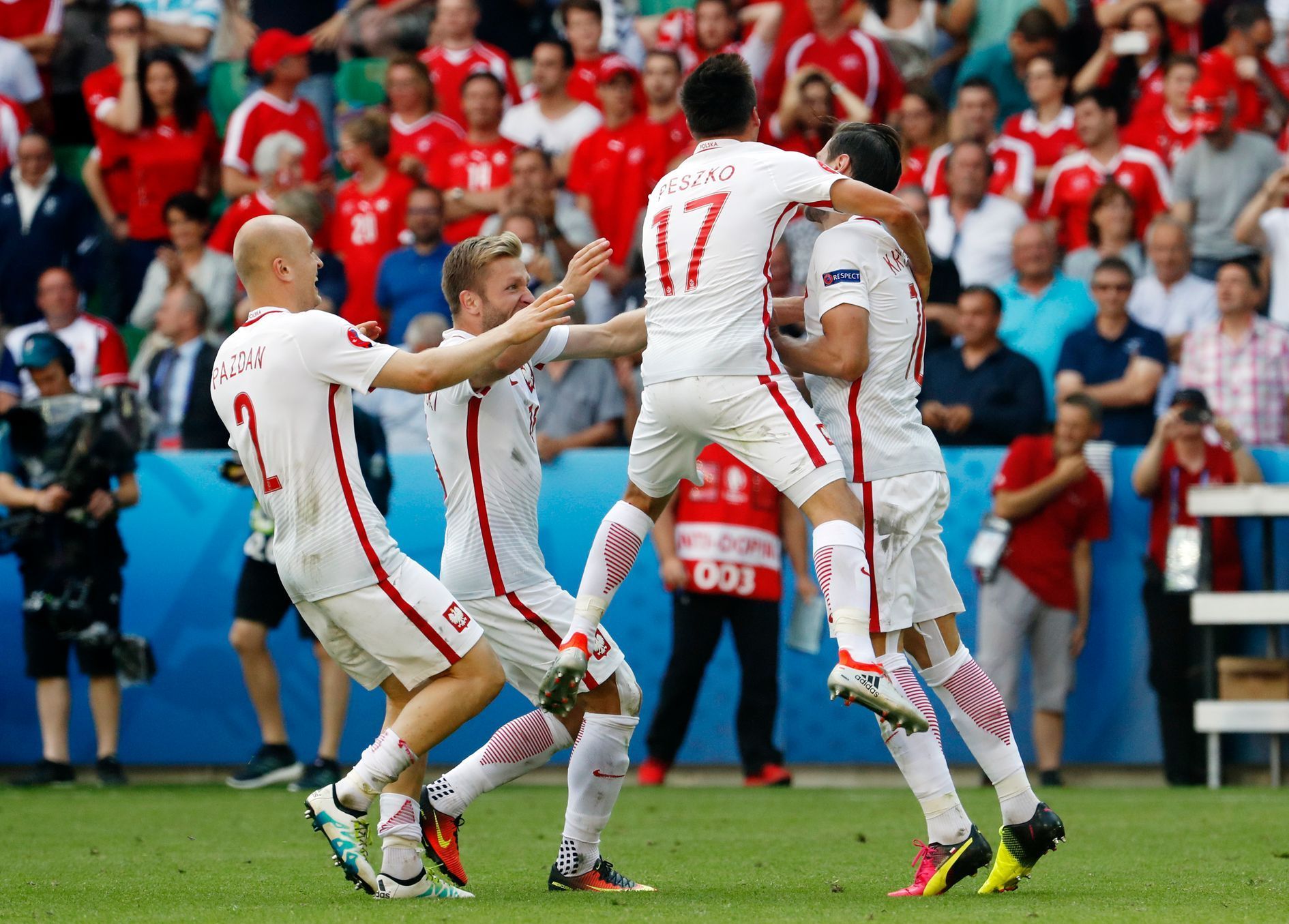 Euro 2016, Polsko-Švýcarsko: Poláci slaví postup