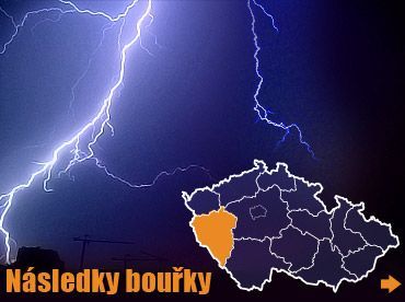 Následky bouřky - Plzeňský kraj