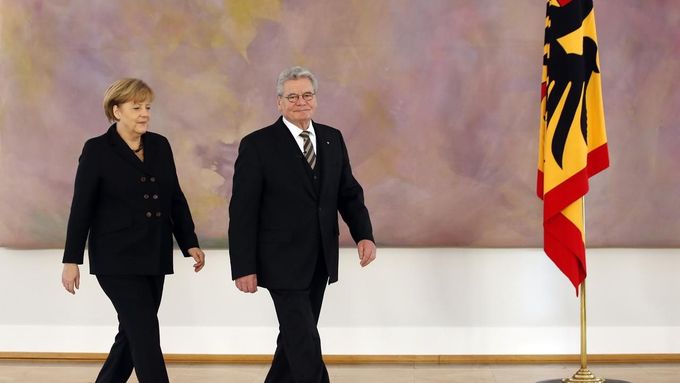 Angela Merkelová a Joachim Gauck.