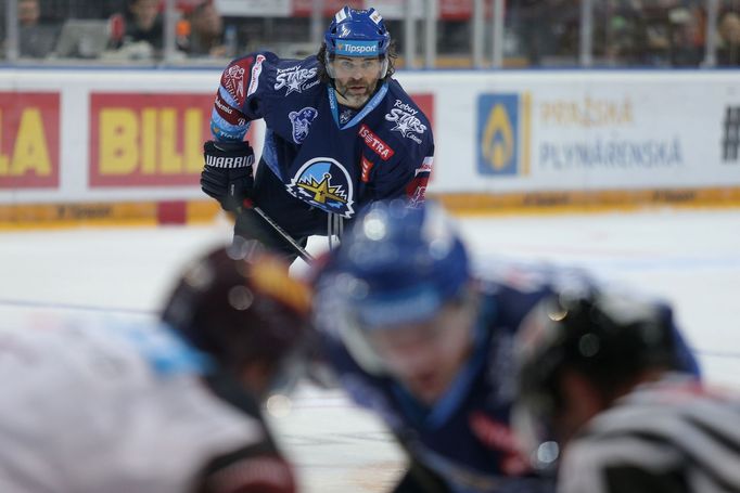 Jaromír Jágr v zápase 36. kola TELH Sparta - Kladno