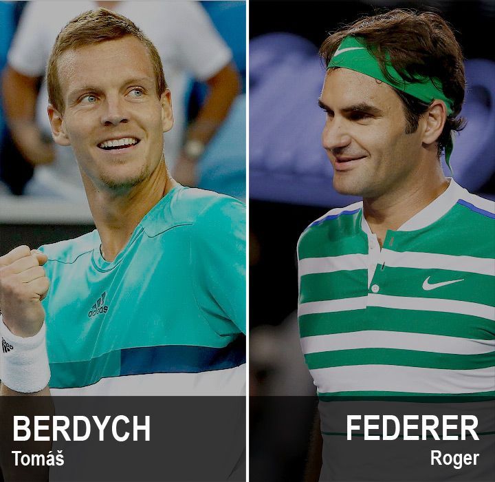 H2H - Berdych vs Federer - AO