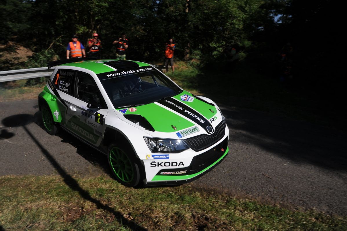 Rallye Bohemia 2015: Esapekka Lappi - Janne Ferm, Škoda Fabia R5