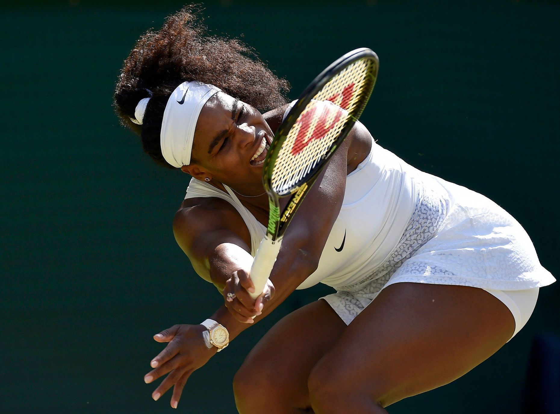 Serena Williamsová ve finále Wimbledonu 2015