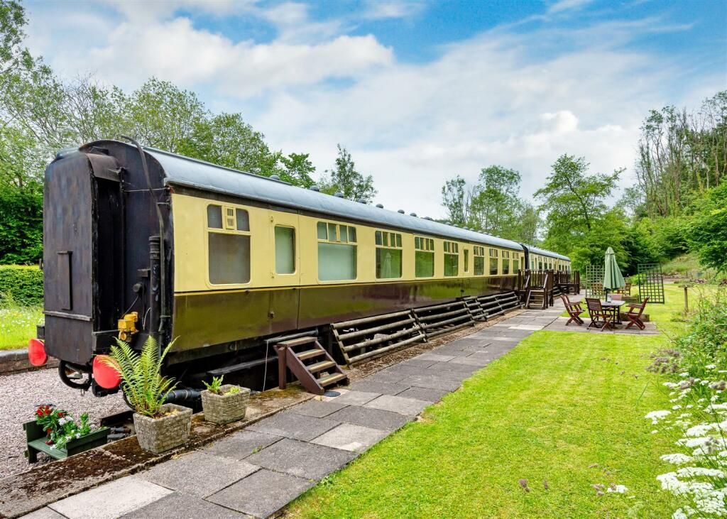 nádraží, dům, vagon, nádraží, bydlení