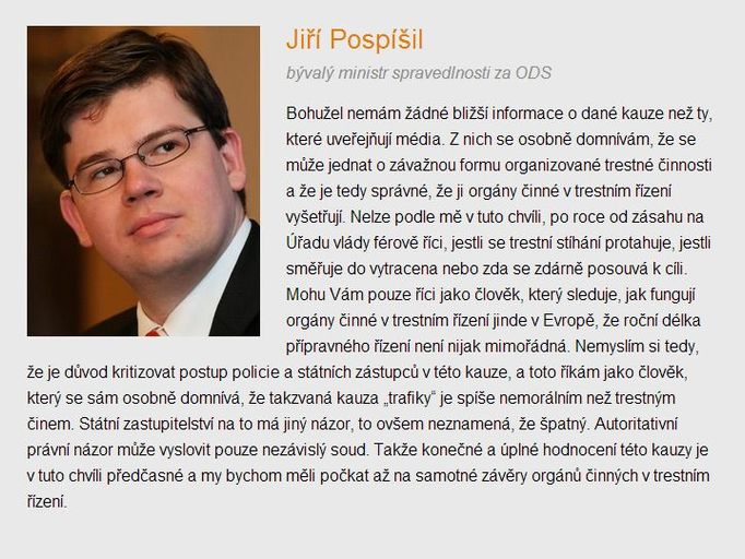 Uplynul rok od policejního zásahu na Úřadu vlády. Ptali jsme se, jak byste v tomto případě zhodnotili práci policistů a státních zástupců?