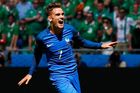 Irové bleskově udeřili, Griezmann ale dvěma góly poslal Francii do čtvrtfinále