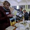 Simferopol - Krym - referendum - sčítání hlasů