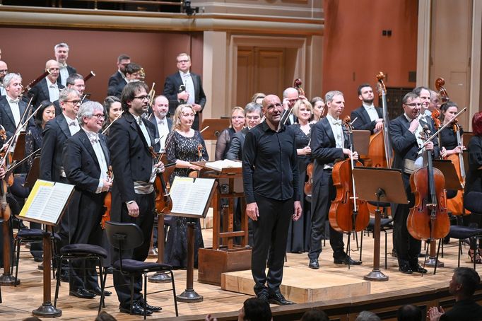 Snímek z nedělního koncertu.