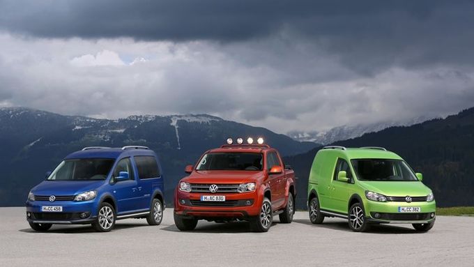 Skupinka designových novinek VW Užitkové vozy