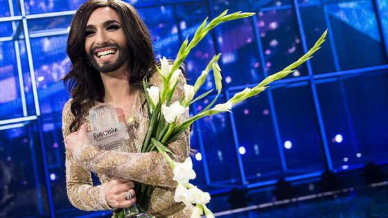 Vítěz loňského ročníku Conchita Wurst z Rakouska