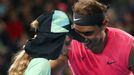Rafael Nadal, podavačka míčků, Australian Open 2020, 2. kolo