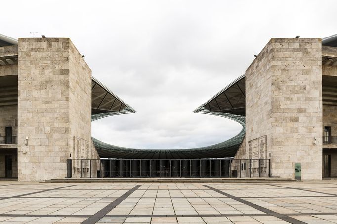 Hitlerův olympijský stadion v Berlíně