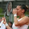 Flavia Pennettaová smutní po vyřazení z French Open 2014