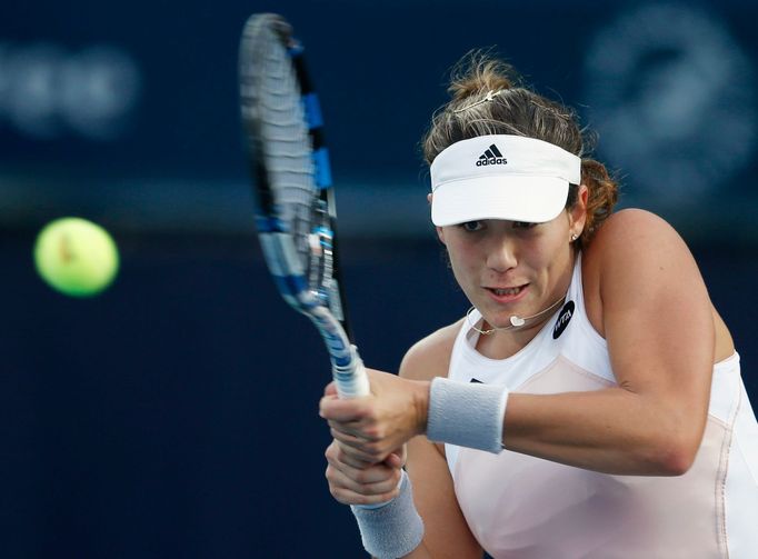 Garbine Muguruzaová na turnaji v Dubaji 2015