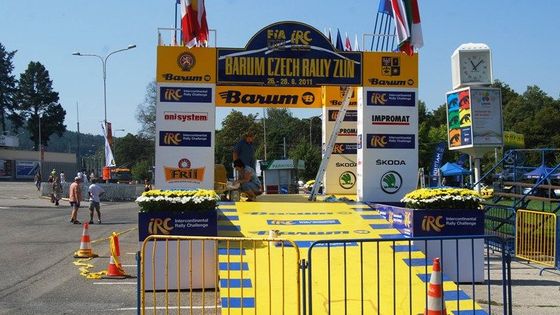 Barum Rallye - hodiny těsně před startem závodu