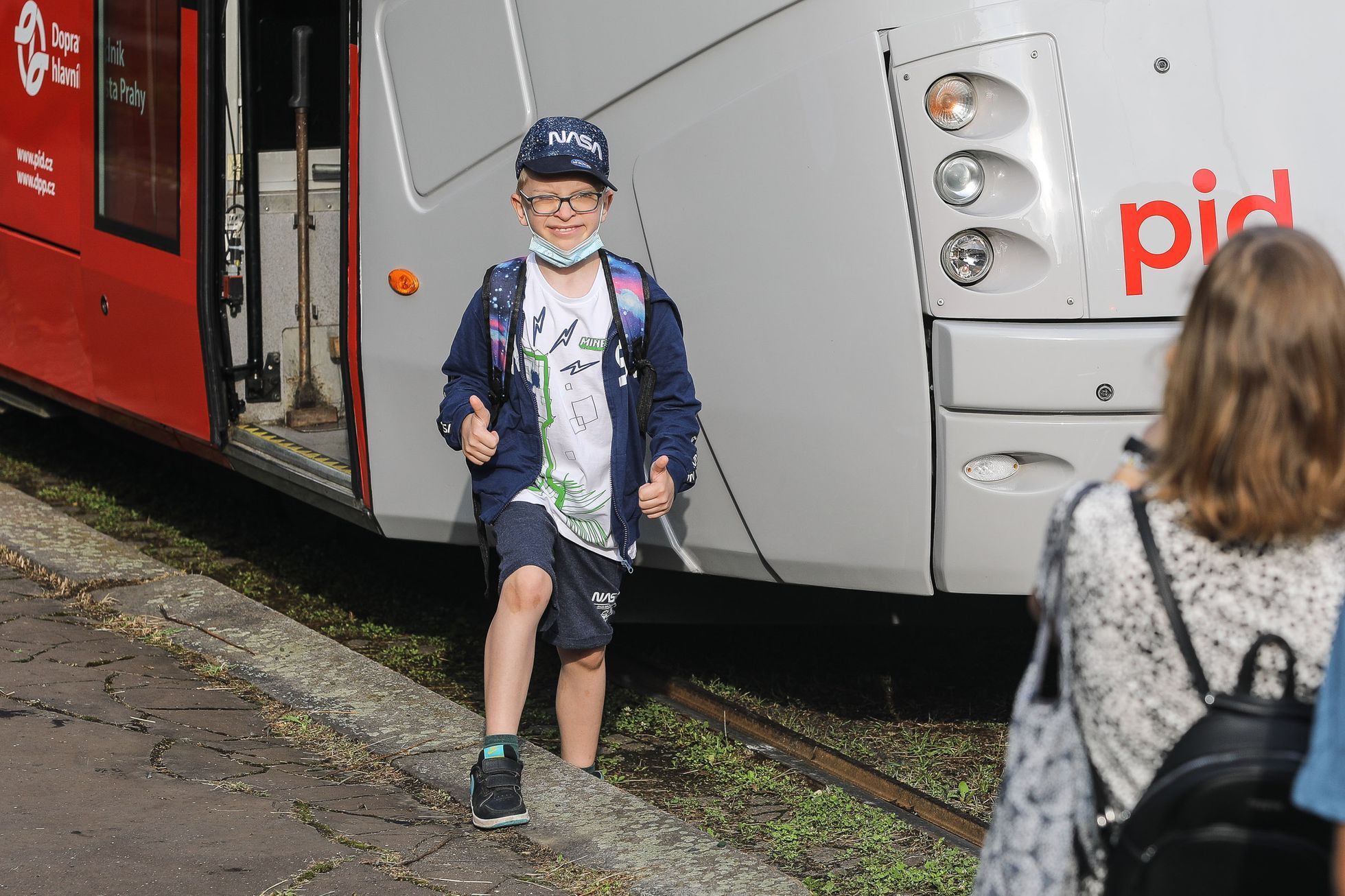 Průvod tramvají, 130 let výročí, Praha, tramvaj, MHD, DPP, šotouš
