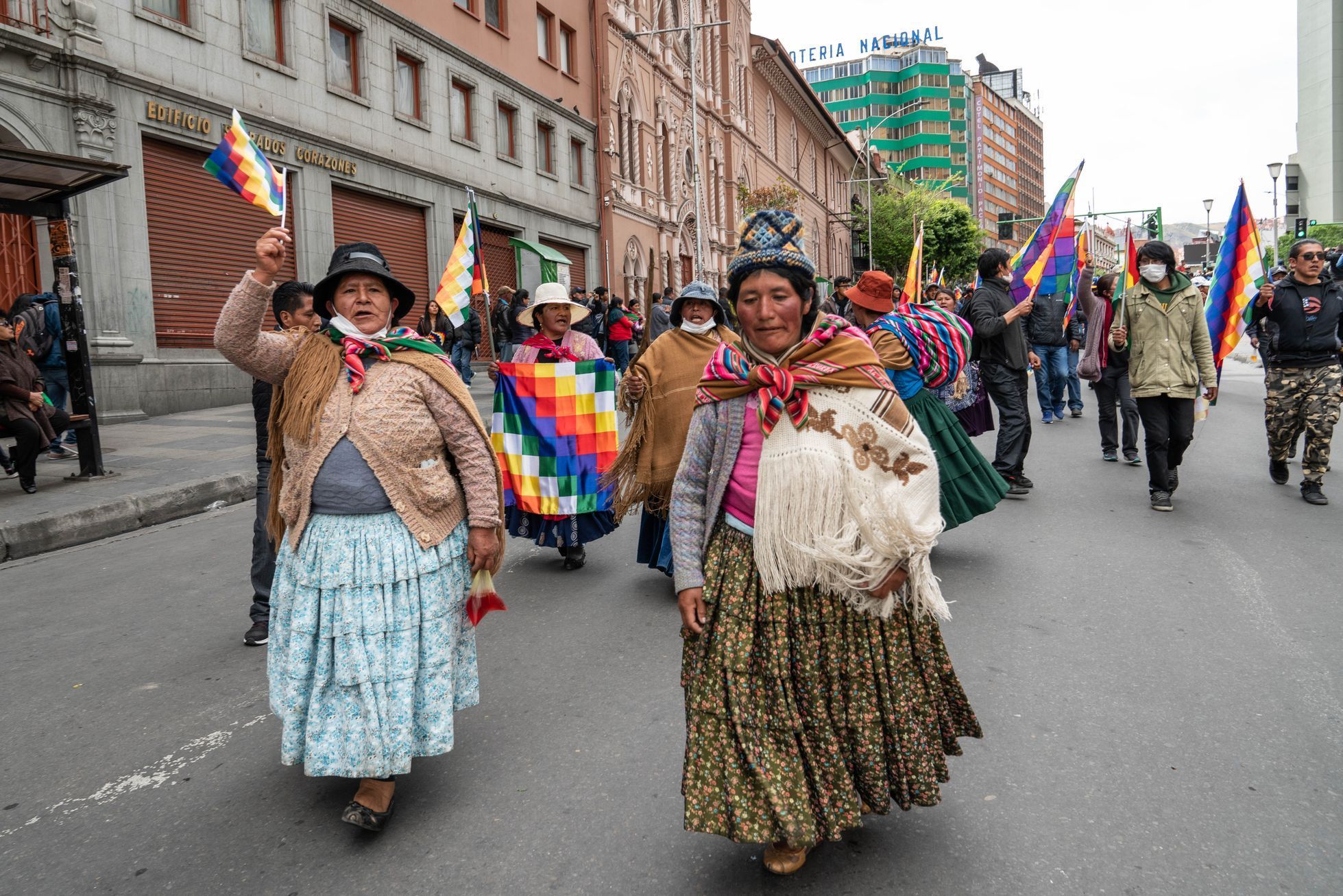 La Paz, Bolívie po rezignaci Evo Moralese