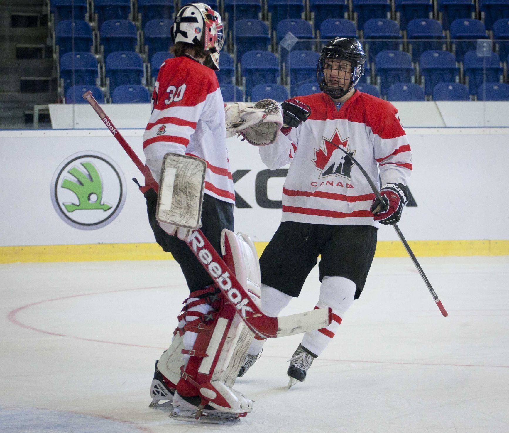 Utkání o třetí místo MS U18 v hokeji: Kanada - Finsko