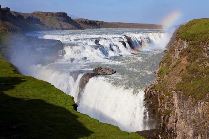 Název : Gullfoss   Místo : Island