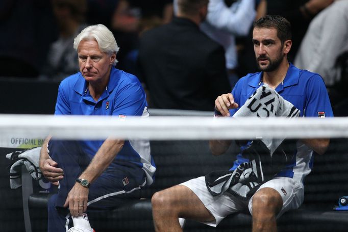 Laver Cup 2017: Marin Čilič a Björn Borg