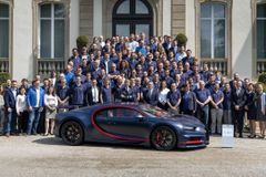 Sto aut za dva roky: U Bugatti slaví první milník. Chiron se bude vyrábět ještě šest let