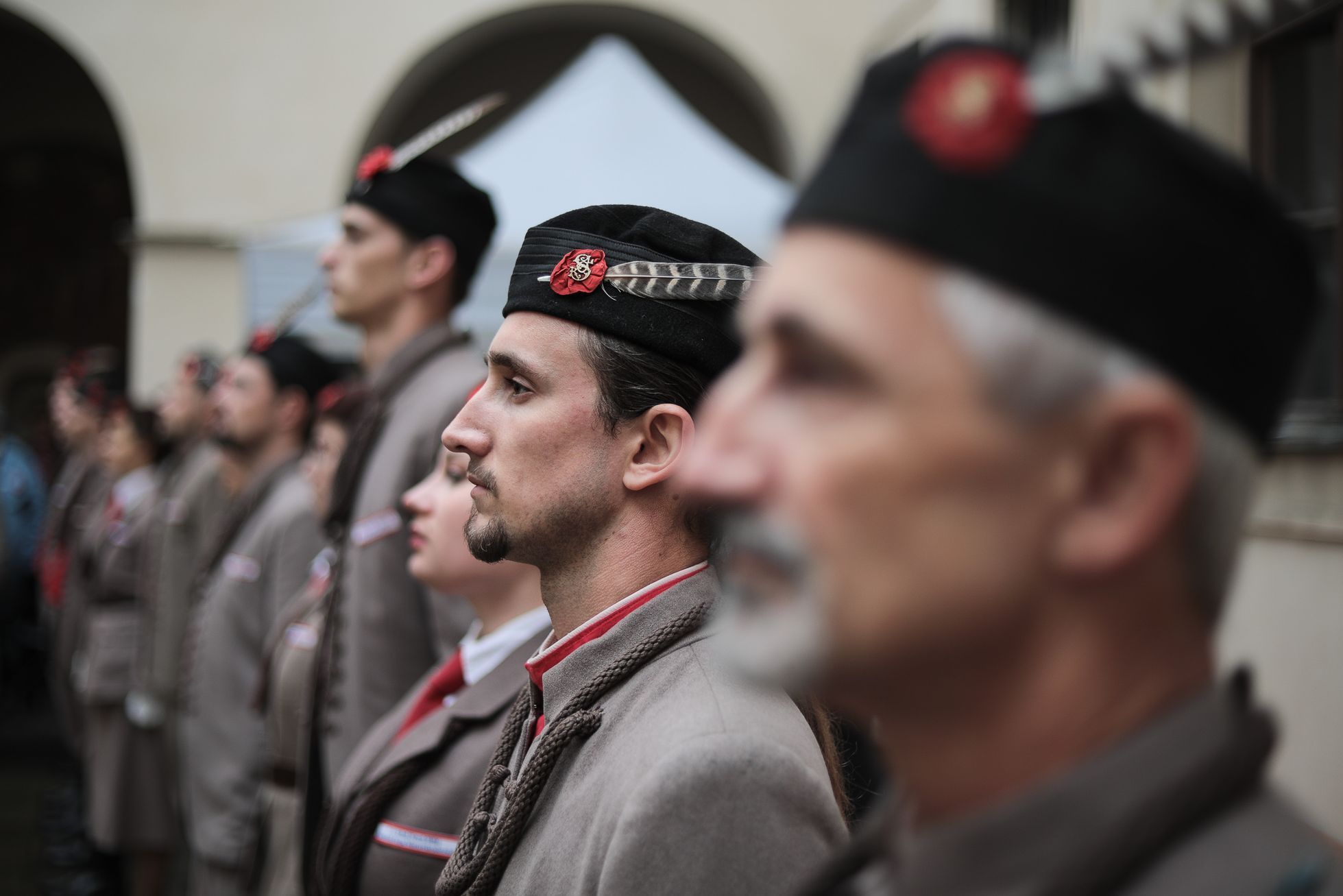 Památný den sokolstva, poprvé jako významný den - nástup Hradní stráže, pietní akt, pouštění světel