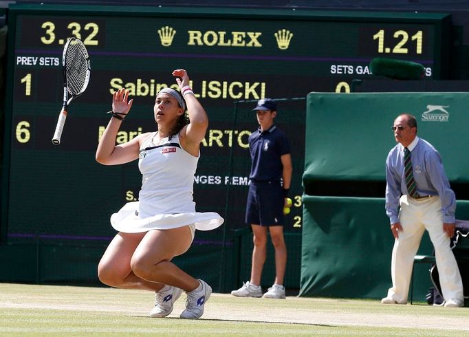 Bartoliová vs. Lisická, finále Wimbledonu 2013