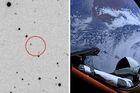 Video: Český astronom vyfotil ve vesmíru elektromobil Tesla, létá milion kilometrů od Země