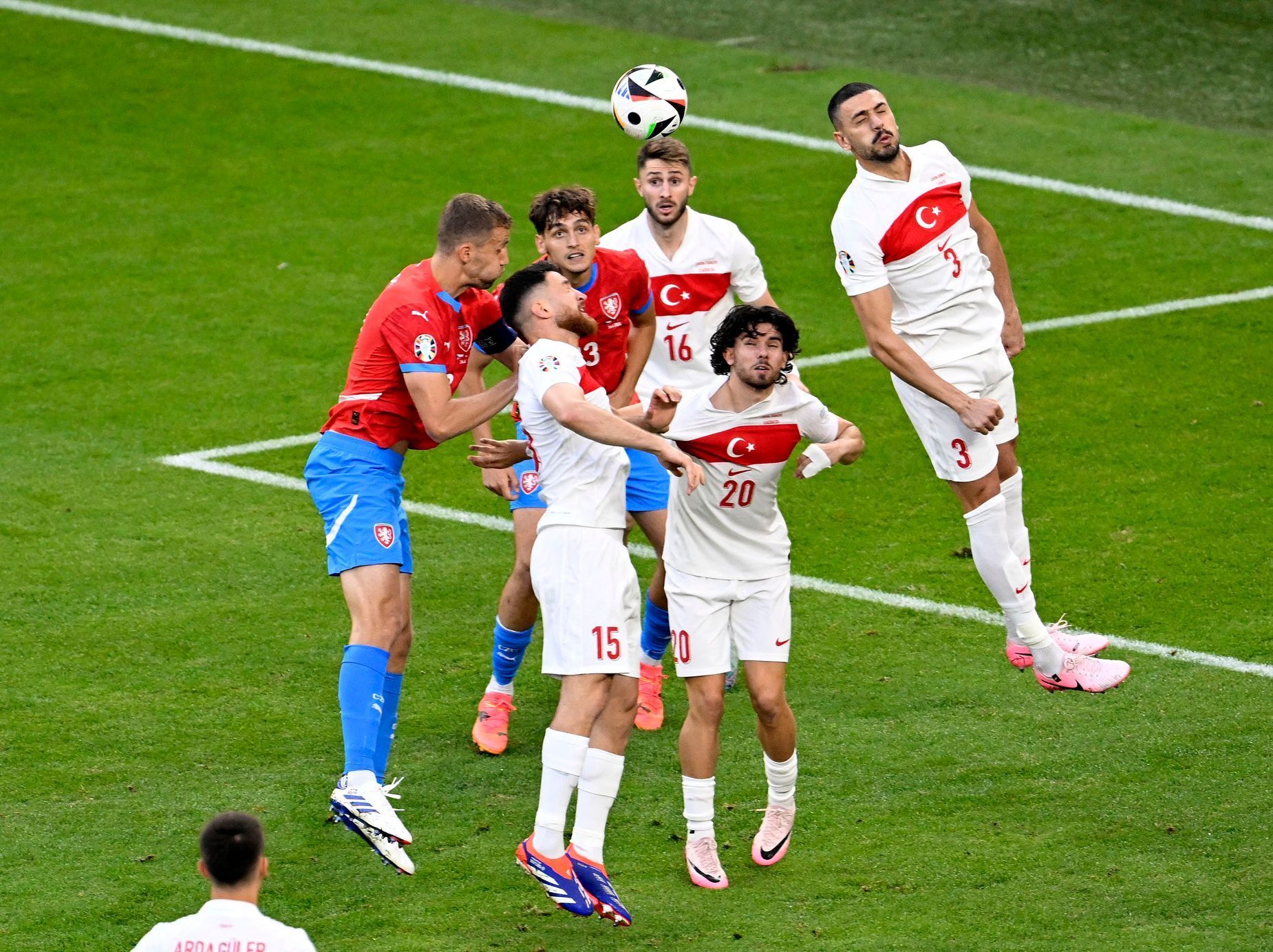 Mojmír Chytil v zápase Eura 2024 Česko - Turecko