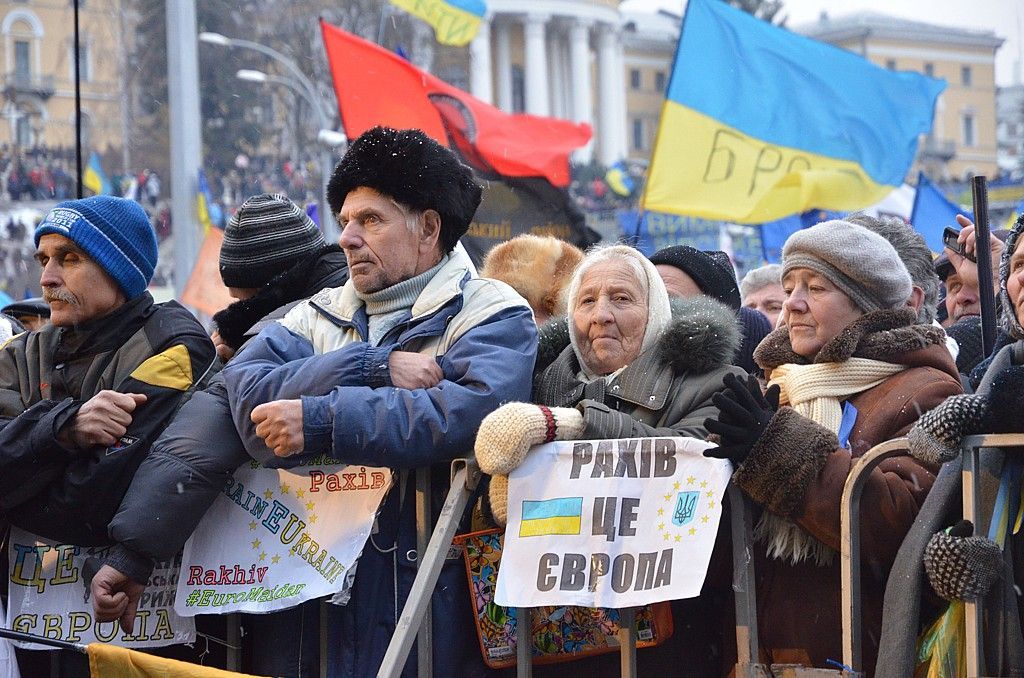 Demonstrace v Kyjevě