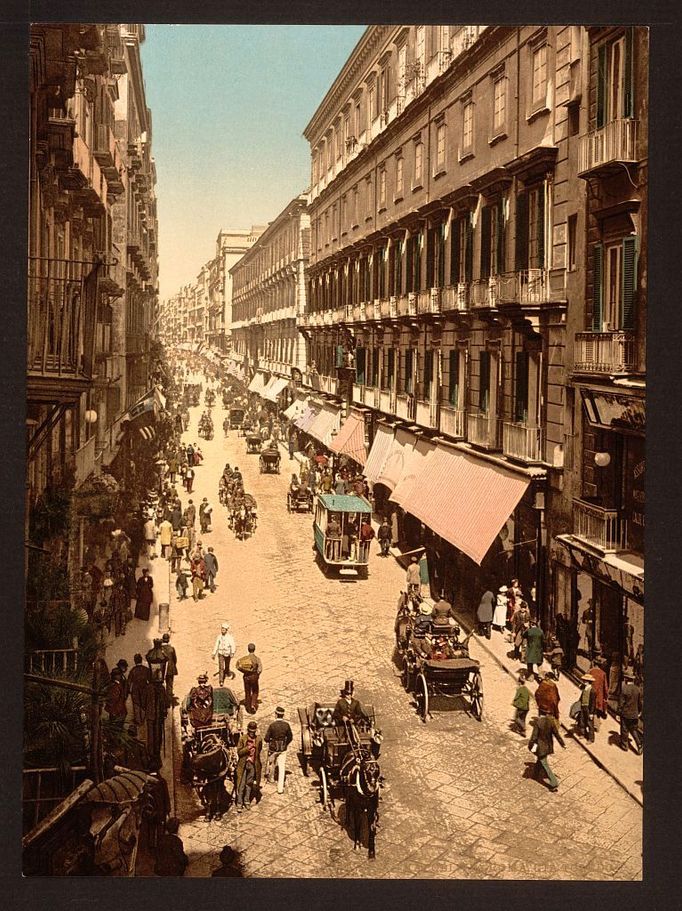 Jižní Itálie - fotochorom - Library of Congress 1900