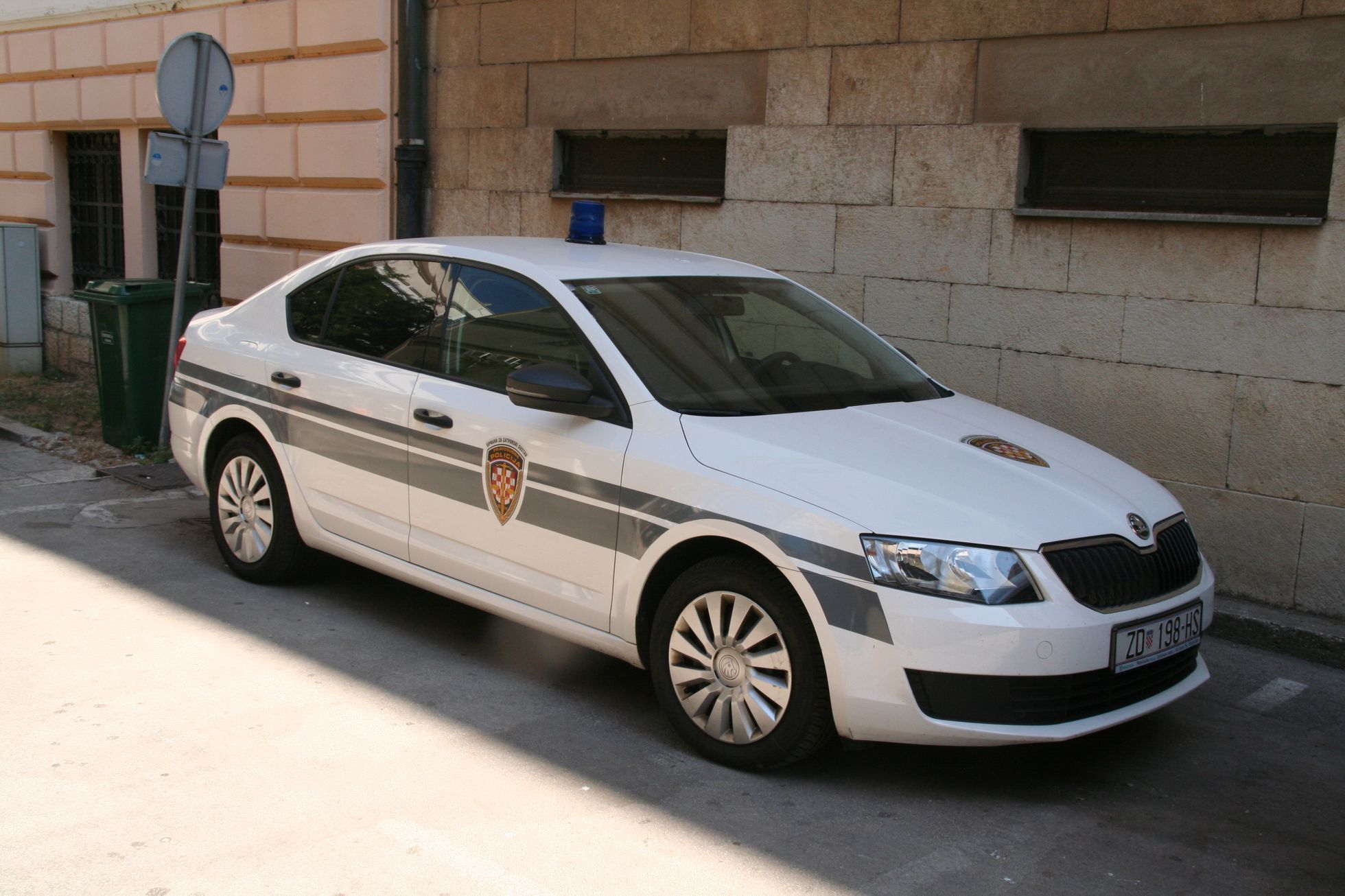 Škoda Octavia chorvatská policie