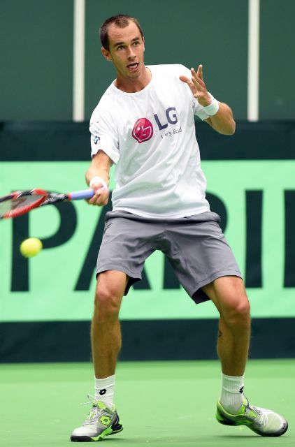 Lukáš Rosol před Davis Cupem s Austrálií (2015)