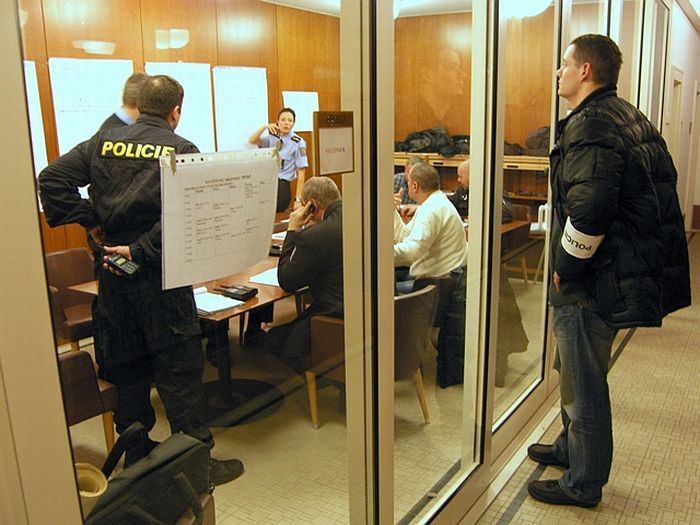 Policejní cvičení v ČNB