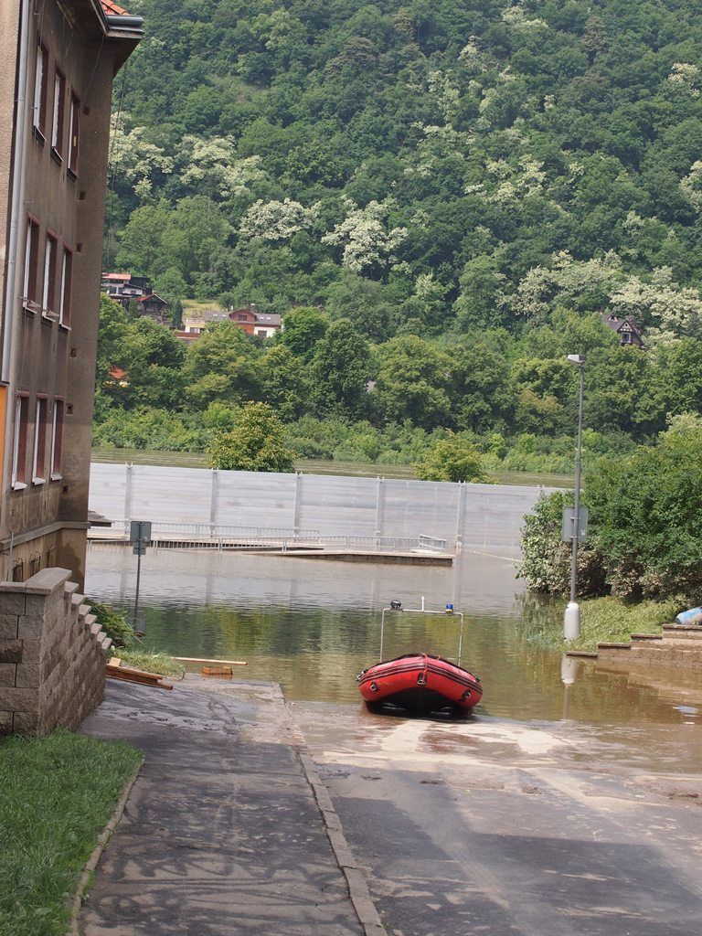 Povodeň červen 2013 - Ústí nad Labem 9. 6.