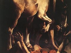 Svatý Pavel patří mezi nejčastěji zobrazované křesťanské světce. Zde na obraze Obrácení svatého Pavla italského malíře Caravaggia.