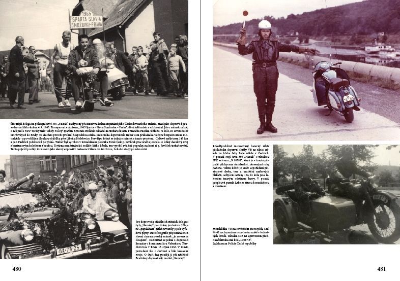 Reprofoto z knihy Motocykly v Československu na fotografiích