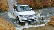 Range Rover je také velmi schopný v terénu.