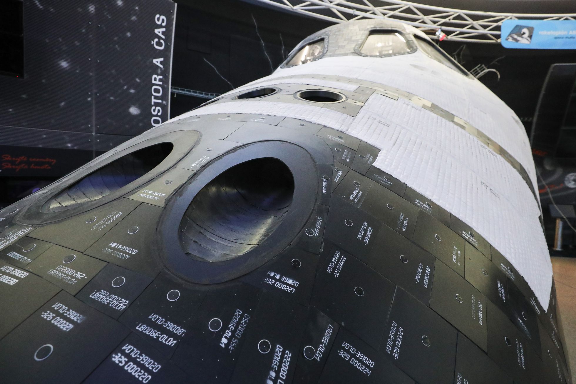 Model raketoplánu Atlantis, Planetárium Praha, Planetum
