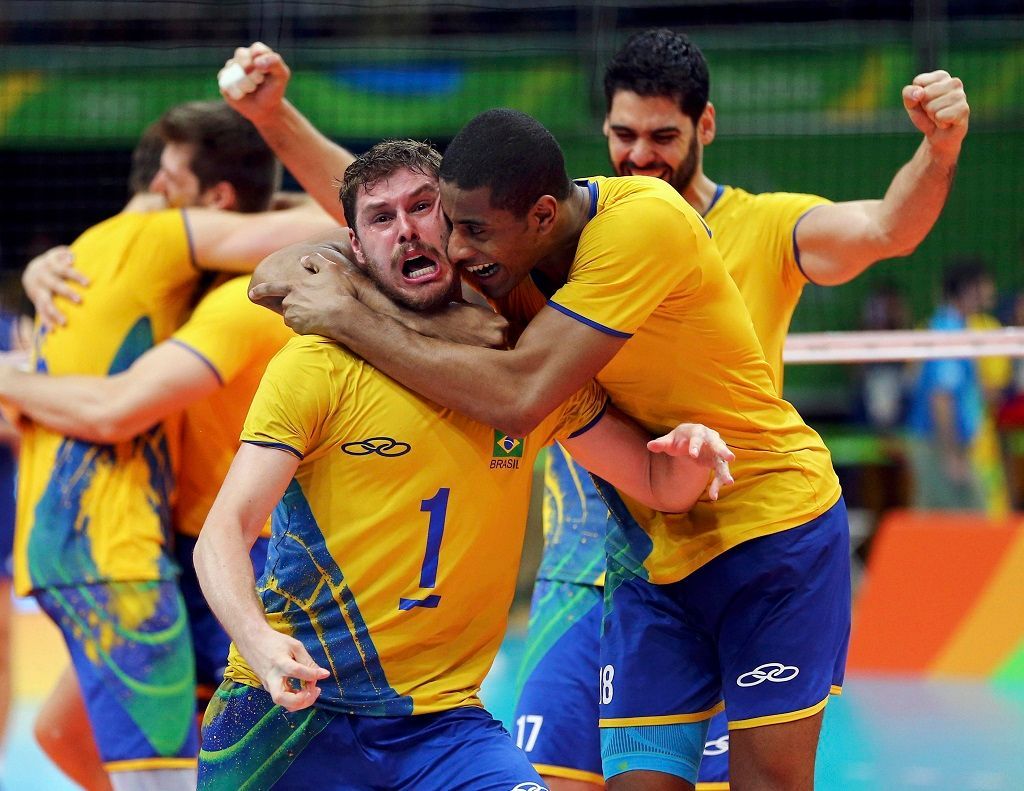 Brazilští volejbalisté vyhráli olympijské hry v Riu