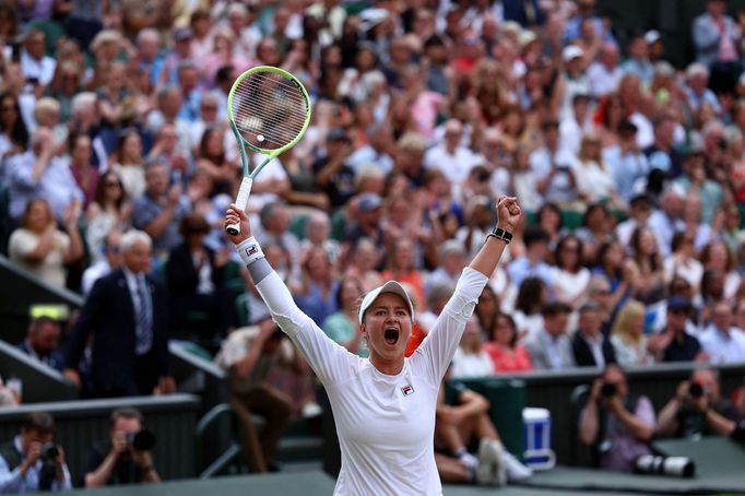 Barbora Krejčíková, Wimbledon 2024, semifinále