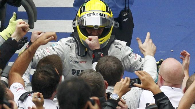 Nico Rosberg v Šanghaji.