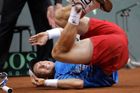 Tenisová tragédie: Berdych se zranil, dál jdou Rusové