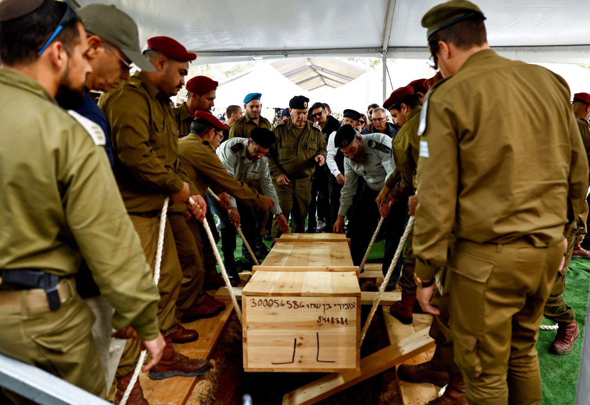 Izrael Palestinci pohřby 7