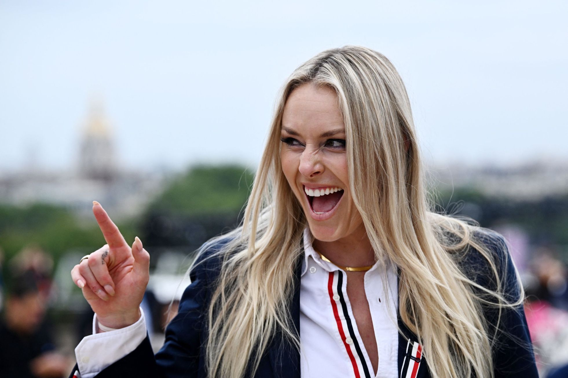 Zahajovací ceremoniál OH 2024 - Lindsey Vonnová