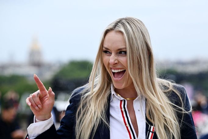 Zahajovací ceremoniál OH 2024 - Lindsey Vonnová