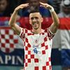 Ivan Perišič slaví gól v osmifinále MS 2022 Japonsko - Chorvatsko