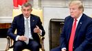 Andrej Babiš a Donald Trump-setkání v Bílém domě