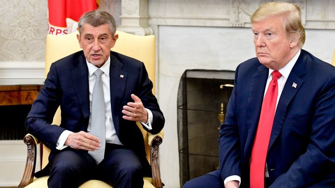 Andrej Babiš a Donald Trump-setkání v Bílém domě